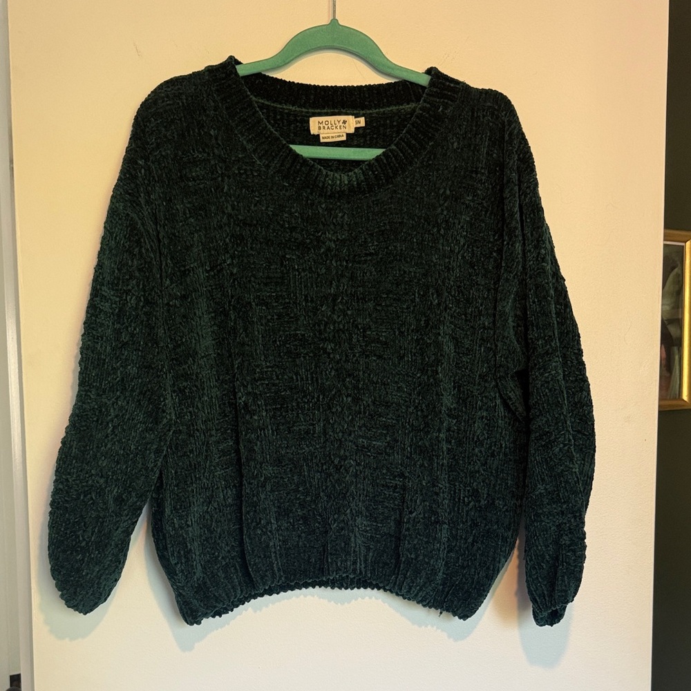 Emerald green sweater